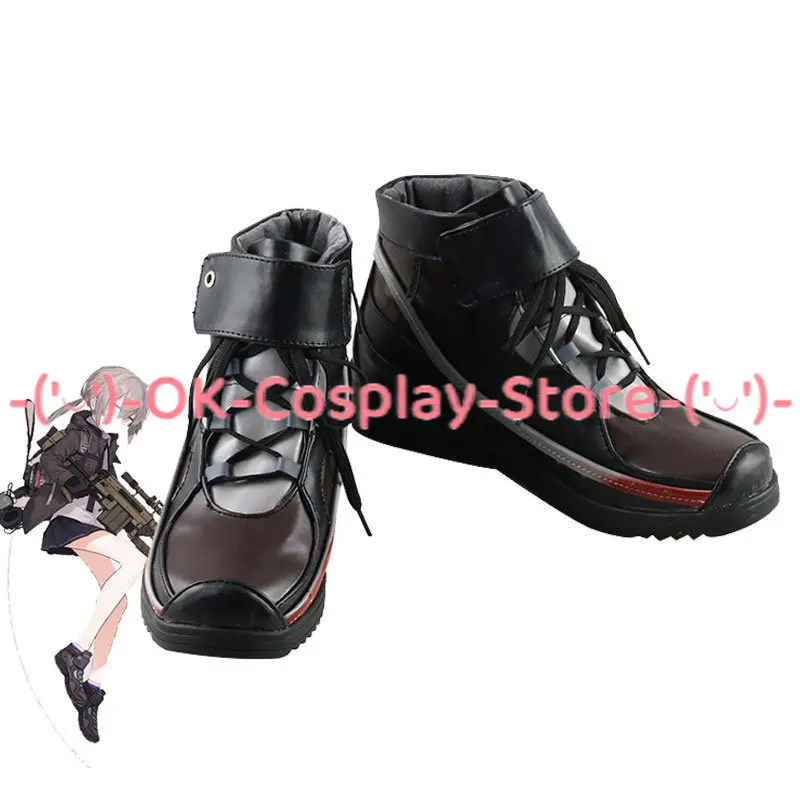 Girls Frontline M200 Cosplay Shoes Halloween Carnival Boots Cosplay Prop PU Leather Shoes Custom Made