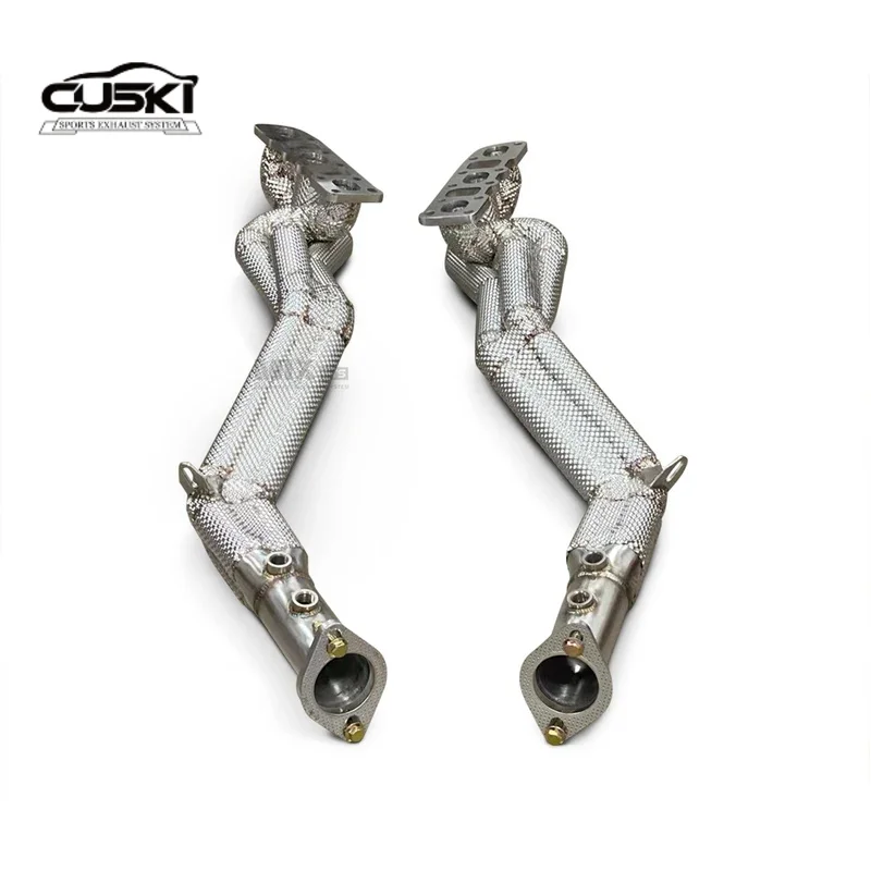 High quality stainless steel Exhaust Manifold Header For Nissan 370Z 3.7L 2009-2016 Automobile Exhaust Modification components