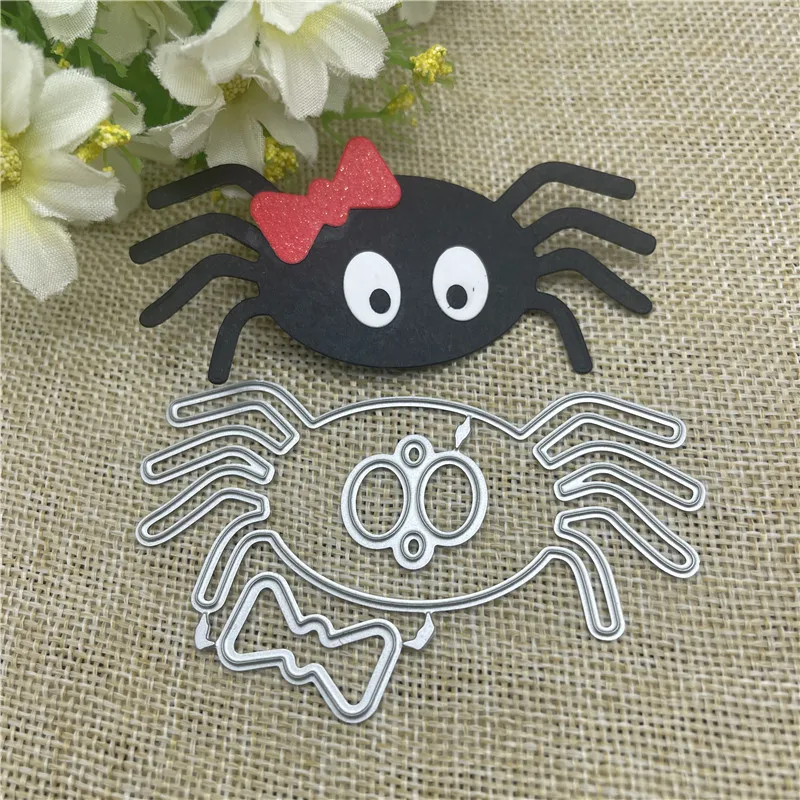 Spider Metal Cutting Dies Stencils For DIY Scrapbooking Decorative Embossing Handcraft Template