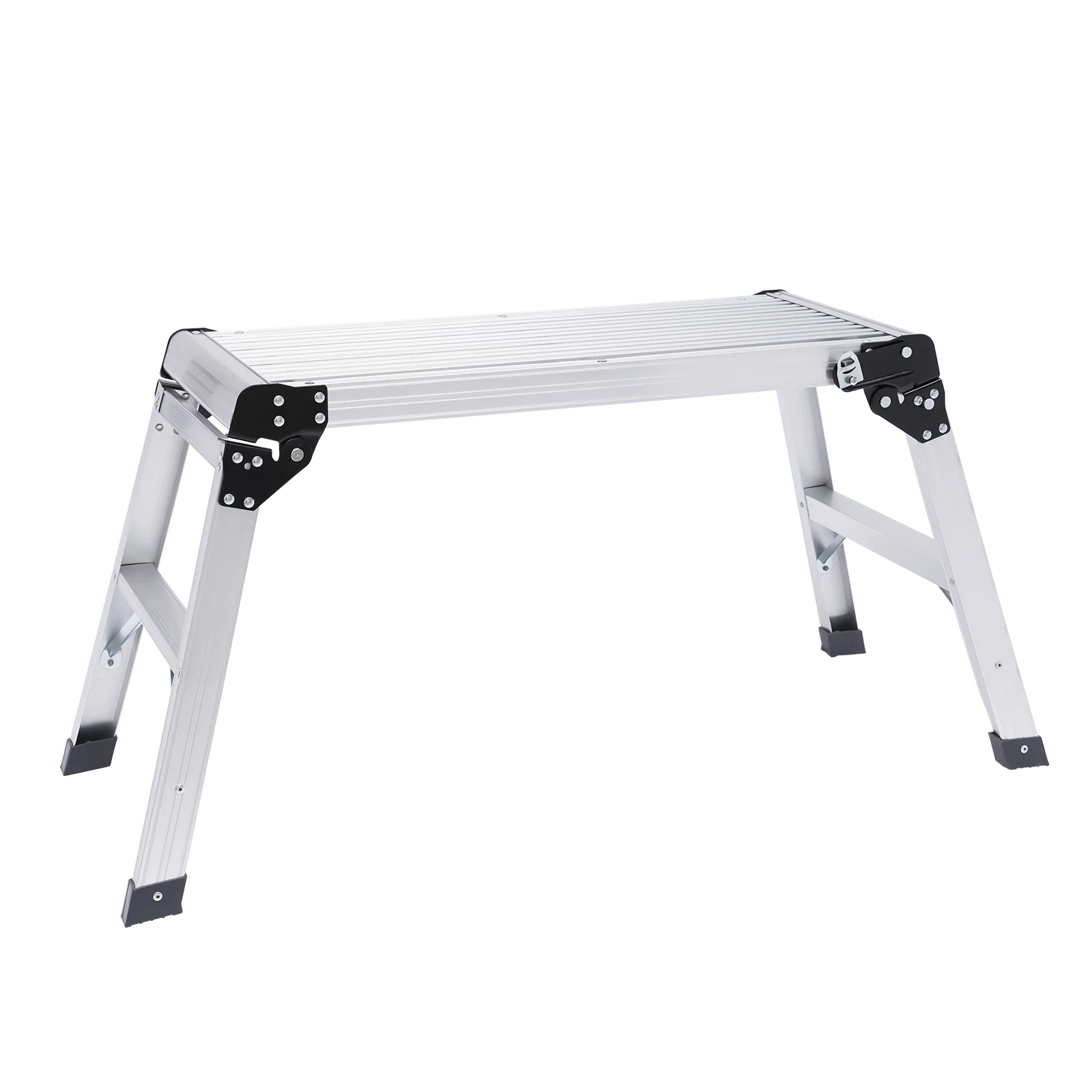 Aluminiumlegierung Plattform-Stufenleiter Faltbar 330lbs Tragfähigkeit Vielseitig Einsetzbar zum Autowaschen Fensterreinigung Dekorieren Camping – Detail 3