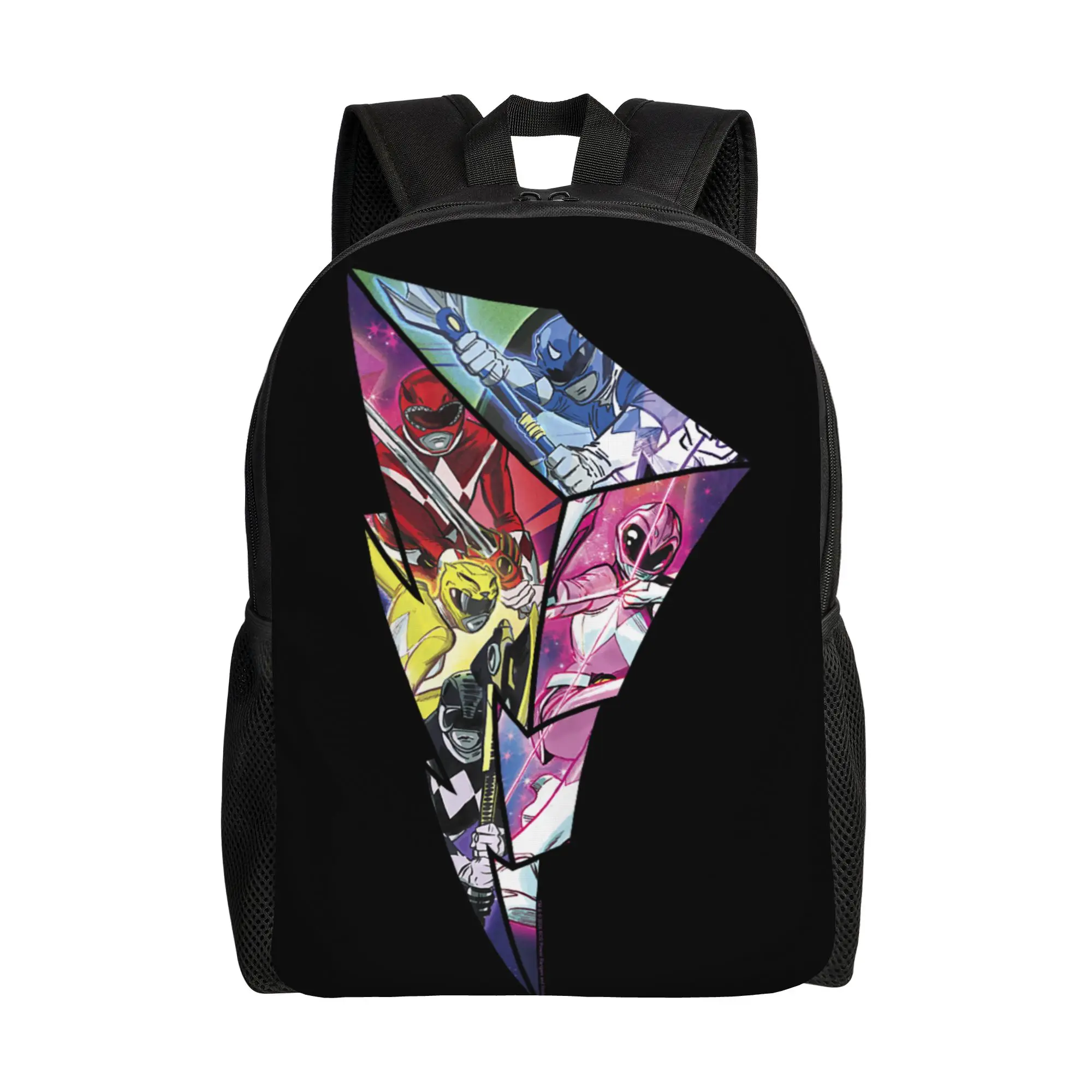 Mochilas Bandai Power Rangers Retro Full On Megazord Float Tank Top Daypack, mochila Retro para exteriores, mochila lavable