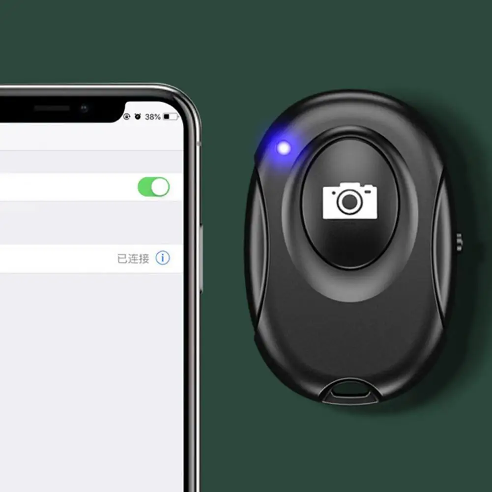 Kompatybilny z Bluetooth pilot Mini duża odległość przenośny kontroler bezprzewodowy 20M samowyzwalacz aparat Stick Shutter do fot
