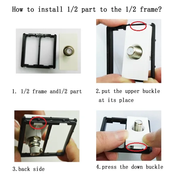 Bingoelec EU Standard Push Switches Module Part DIY Function Cat6 TV HDMI 2.4A USB Parts Internet RJ45 SAT Glass Frames