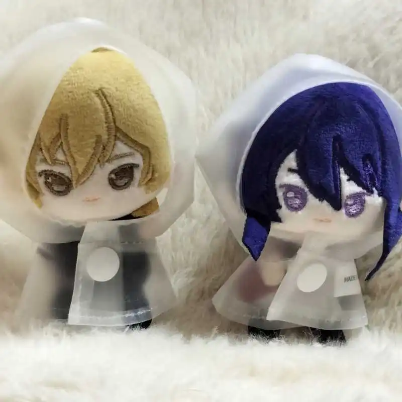 Ensemble Stars!! 2 Raincoat Style Soft Plush Finger Puppet Keychain Bag Pendant Cute Plush Doll Game Collectible Doll Toys Gifts