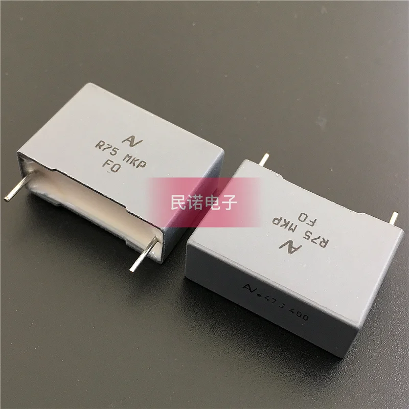 

50PCS/New safety regulation correction capacitor 400V 0.47UF 400V 474 470NF pin pitch 22.5mm