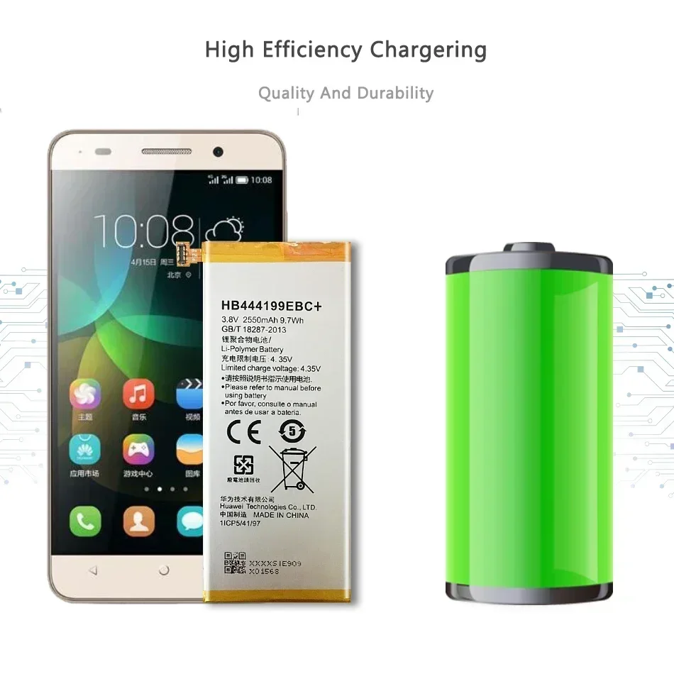 HB444199EBC+ Battery For Huawei G Play Mini Honor 4C G650 C8818 CHC-U03 CHC-U23 CHM-U01 CHM-CL00 CHM-UL00 CHM-U01 CHM-TL00H