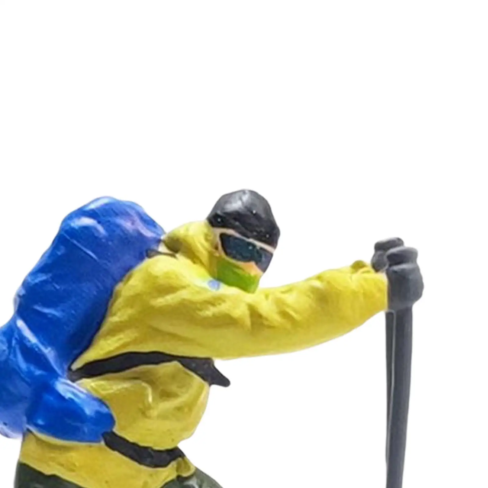 Escalada miniatura pessoas figuras, figuras modelo, 1:87