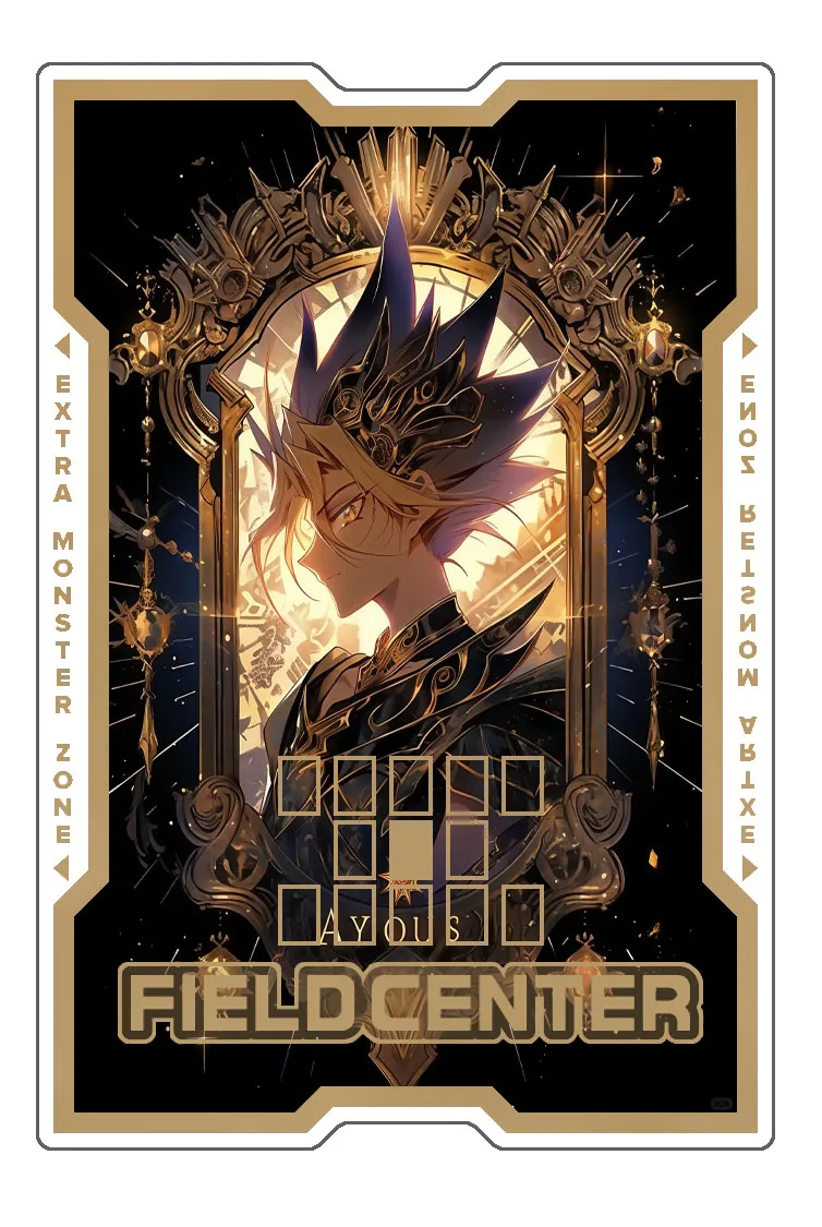 Samodzielnie Wykonane Oryginalne Anime Gra Okolice Yugioh Karta Pole Centralne Karty Tcg Ip Masquerena Czarna Akrylowa Przegroda na Karty Prezent