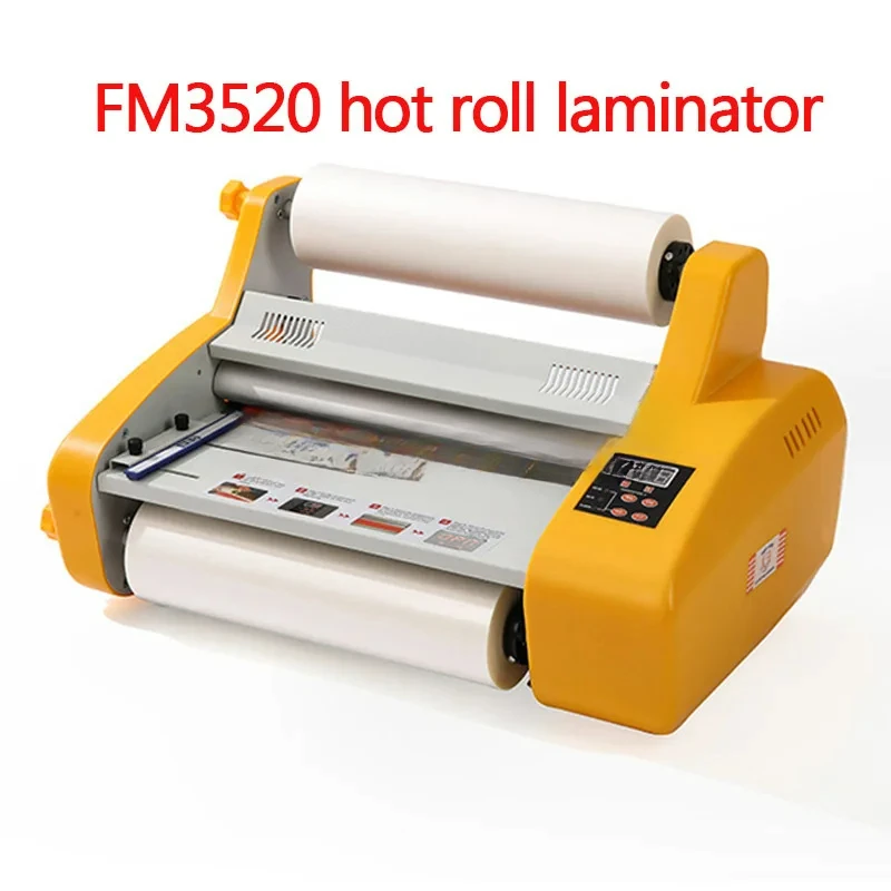 &Hot Laminating FM3520 A3 Photo Film Cold Plastic Sealing Laminator