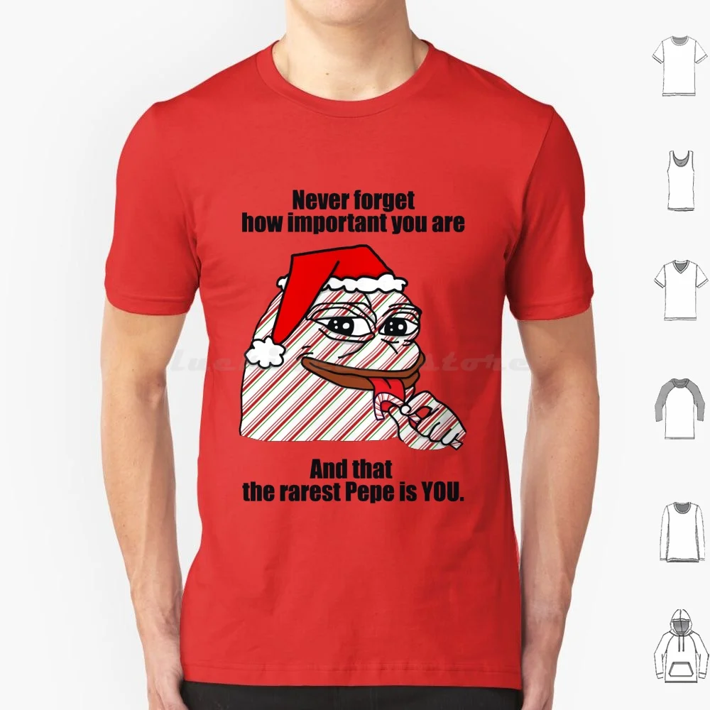 Rare The Frog Christmas Greeting Card The Rarest Is You Hd High Quality Online Store T Shirt Cotton Men Women DIY Print The