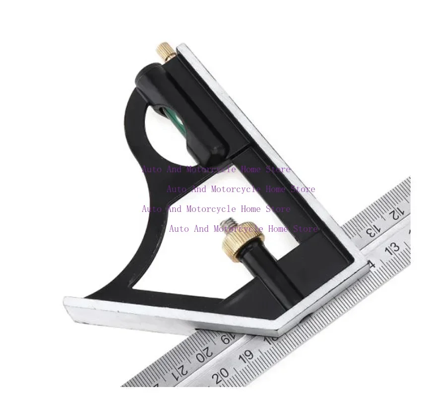 

NEW 300mm Combination Square Angle Ruler Horizontal Moving Steel Rule Adjustable Multi-Functional Measuring Tools Accessories