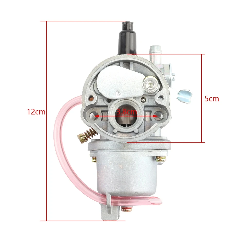 Carburetor Pocket Bike 47cc 49cc Engine Carb with Steel 44mm Air Filter For 2 stroke Mini Moto Quad ATV Dirt Bike Go Kart Buggy