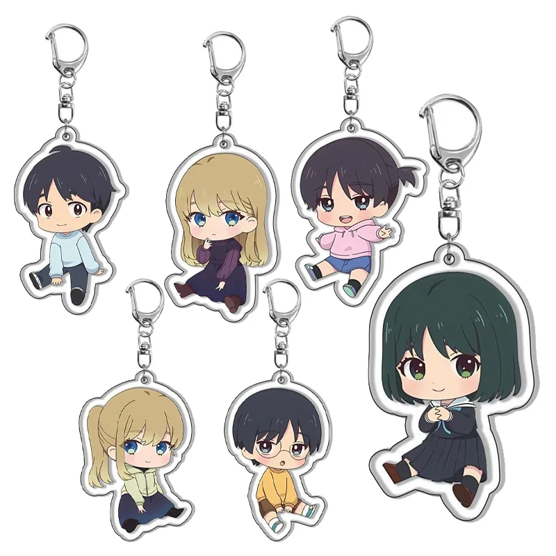 

Мультфильм Галактика следующая дверь аниме узор 5 см акриловый брелок Kawaii милые персонажи ювелирные украшения автомобильные брелоки очаровательные подарки