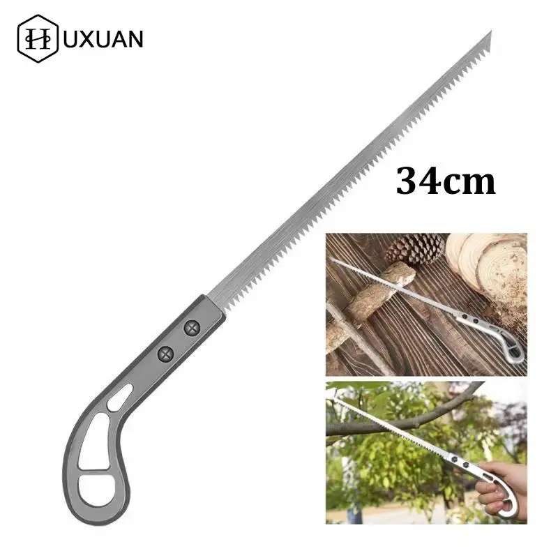 Handsaw Garden Saw SK5 Steel Saw Tools W/ Wooden Handle Woodworking Saw 340mm Convenient For Wall Panel Bending