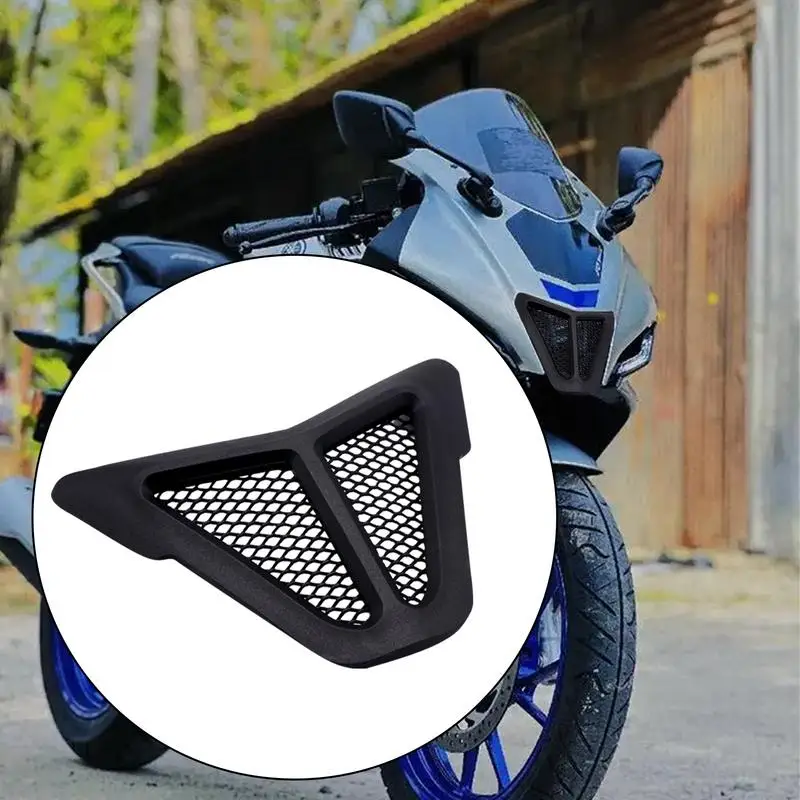 Motorcycle Forward Air Hole Protection Net Stylish Headlamp Protector Multi-Color Available Headlight Decoration Easy Install