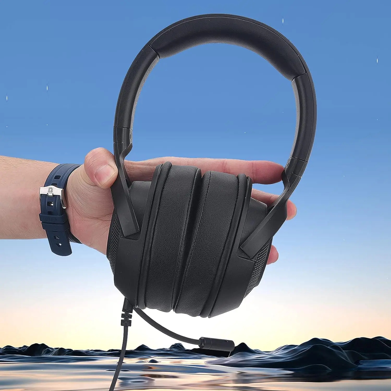 ودات لجهاز razer kraken x ، حماية الأذن ، رغوة الذاكرة ، لسماعات الرأس ، سماعة الرأس ، عزل الضوضاء ، ليونة برو