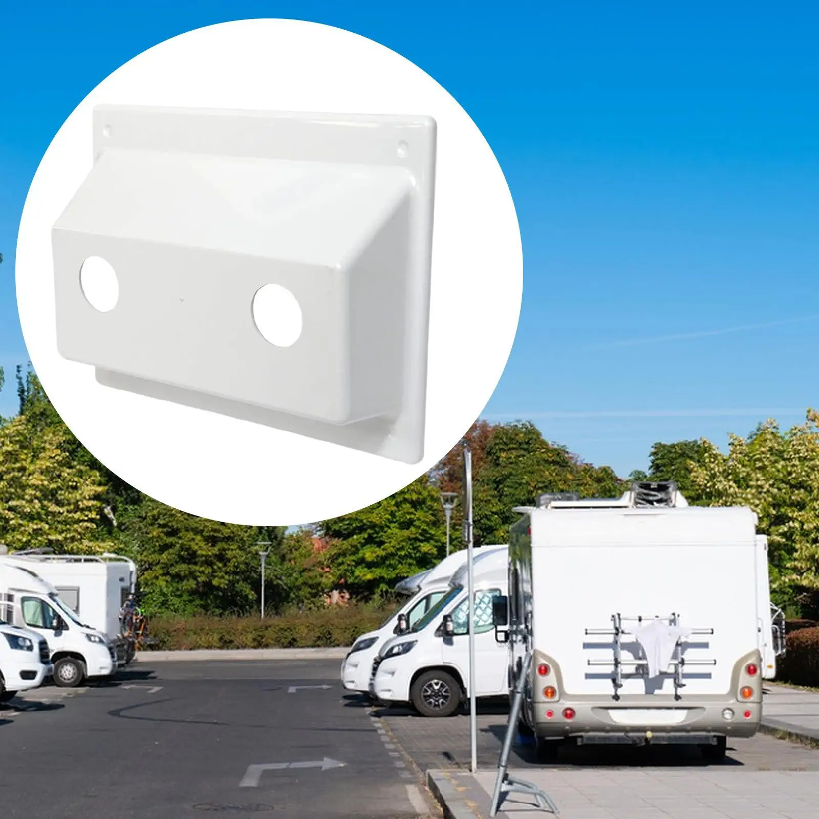 Stand Off Faucet Cover Part Plumbing Spare Replaces Sink Faucet Bezel Protector for Travel Caravans Camping Trailer Outdoor