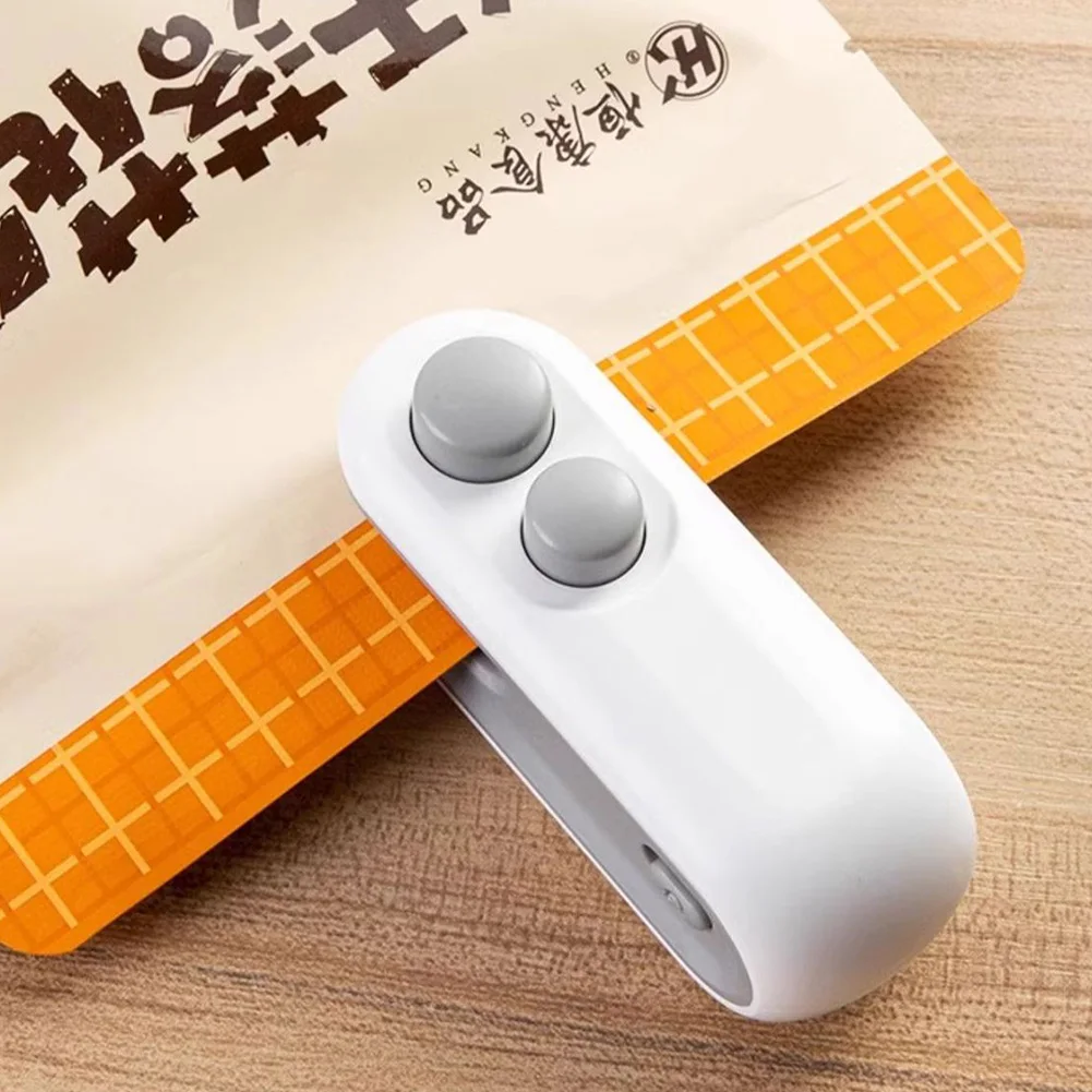 다기능 미니 백 실러 커터, 봉지 열 진공기, 핸드헬드 백 씰링 기계, 2 in 1