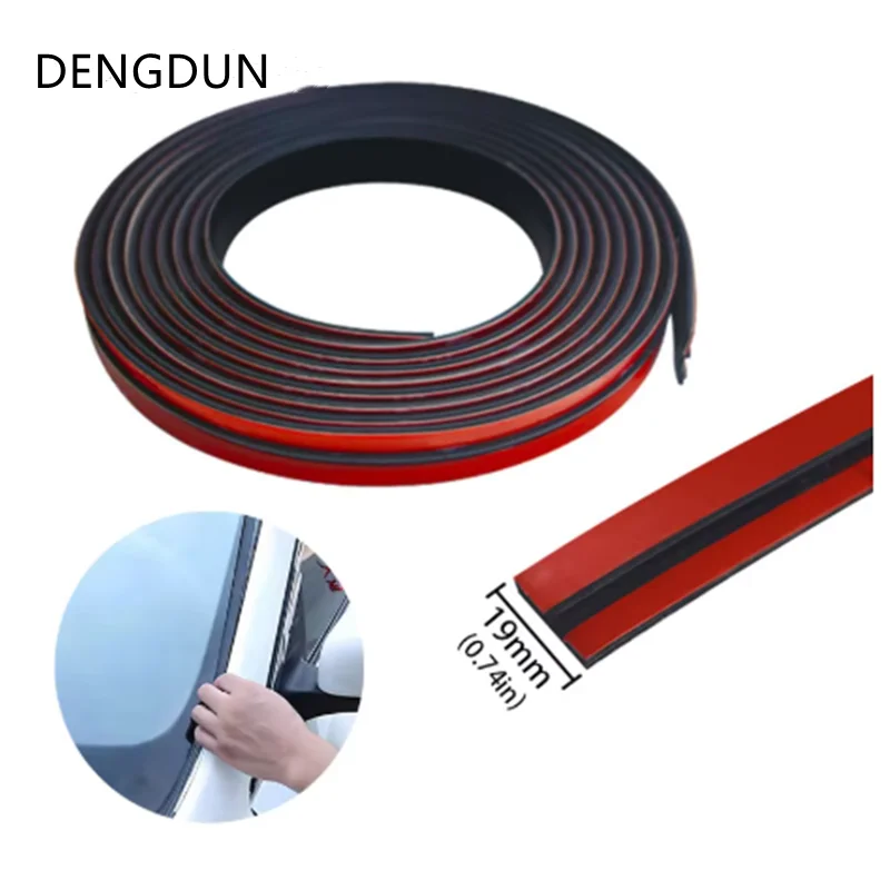 14/19mm Car Strip Auto Window Edge Windshield Rubber Seals Universal Roof Windshield Protector Seal Cars Sealing Accessories
