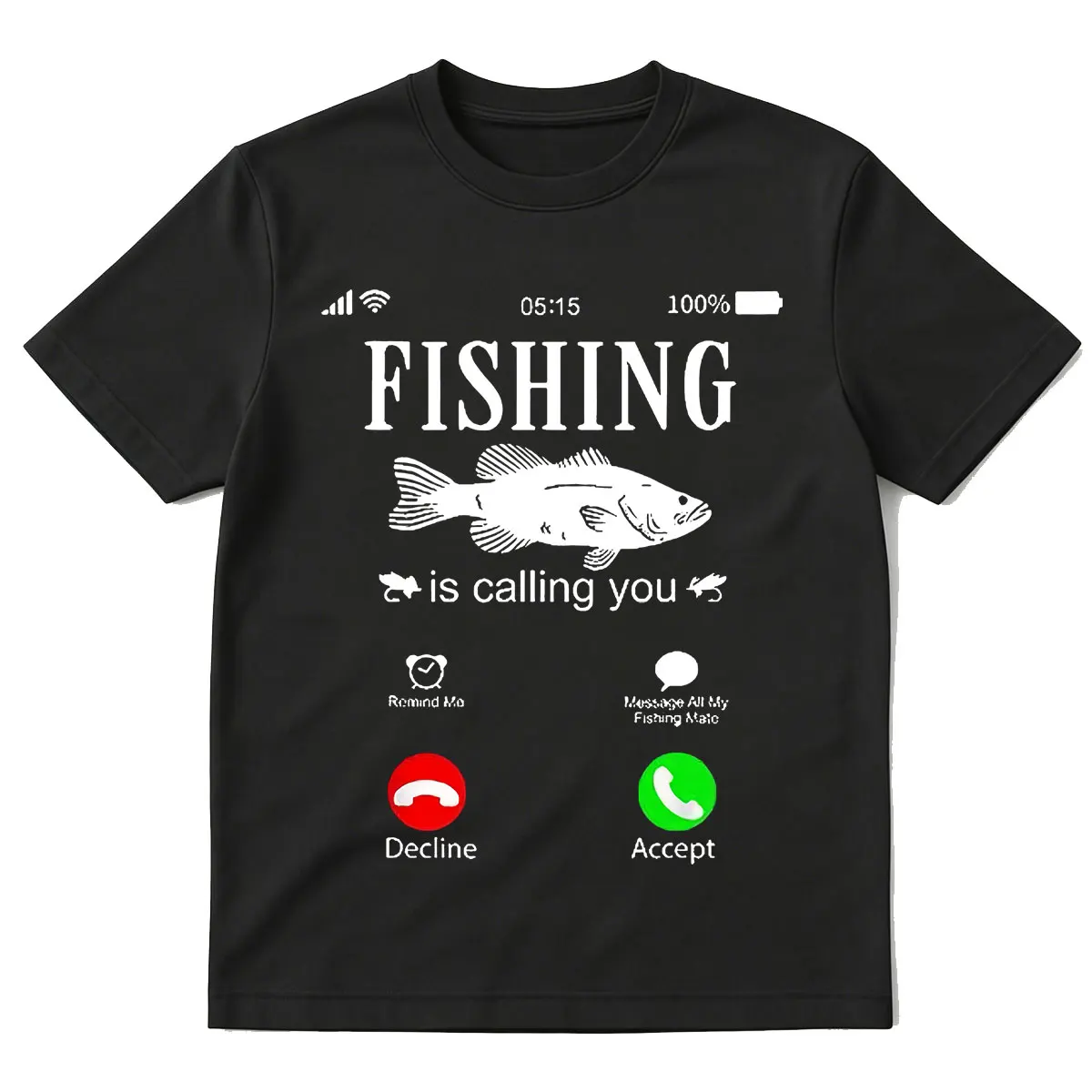 Fishing Is Calling You T-shirt Funny Fishing Lover Meme T-shirts  Women Fashion Vintage Short Sleeve Oversized T Shirt