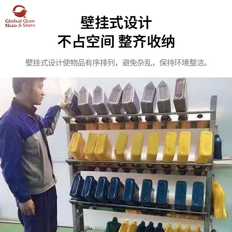 Engine Oil Recovery Stand, Auto Repair and Maintenance, Waste Engine Oil Collector for Auto Repair, Stainless‑steel Oil Stand