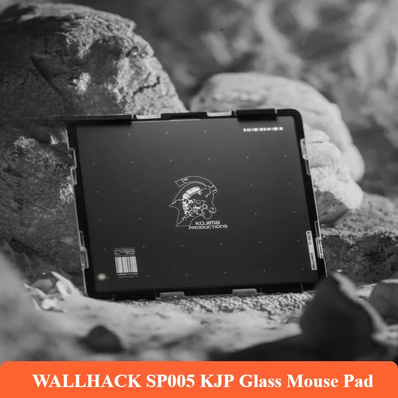 WALLHACK SP005 Tempered Glass Mouse Pad Replica Customized Large Mouse Pads Esports Games FPS Desk Mat Office Accessories Gifts