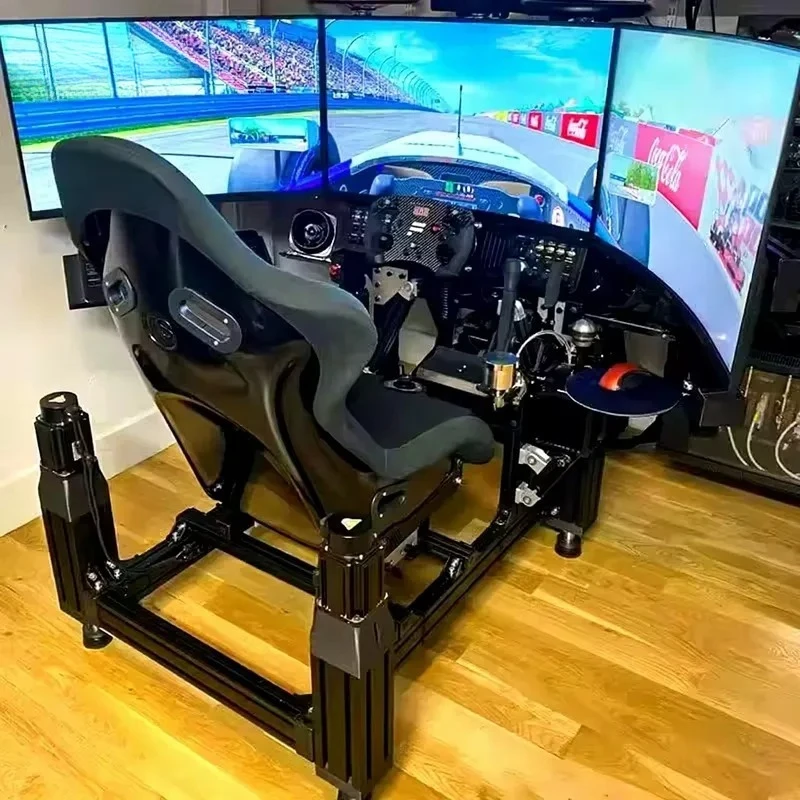 2026for Home Use 9D Simulator 4DOF TL Surge Servo Motor Actuator Kits Plastic Gaming Car Racing Simulator