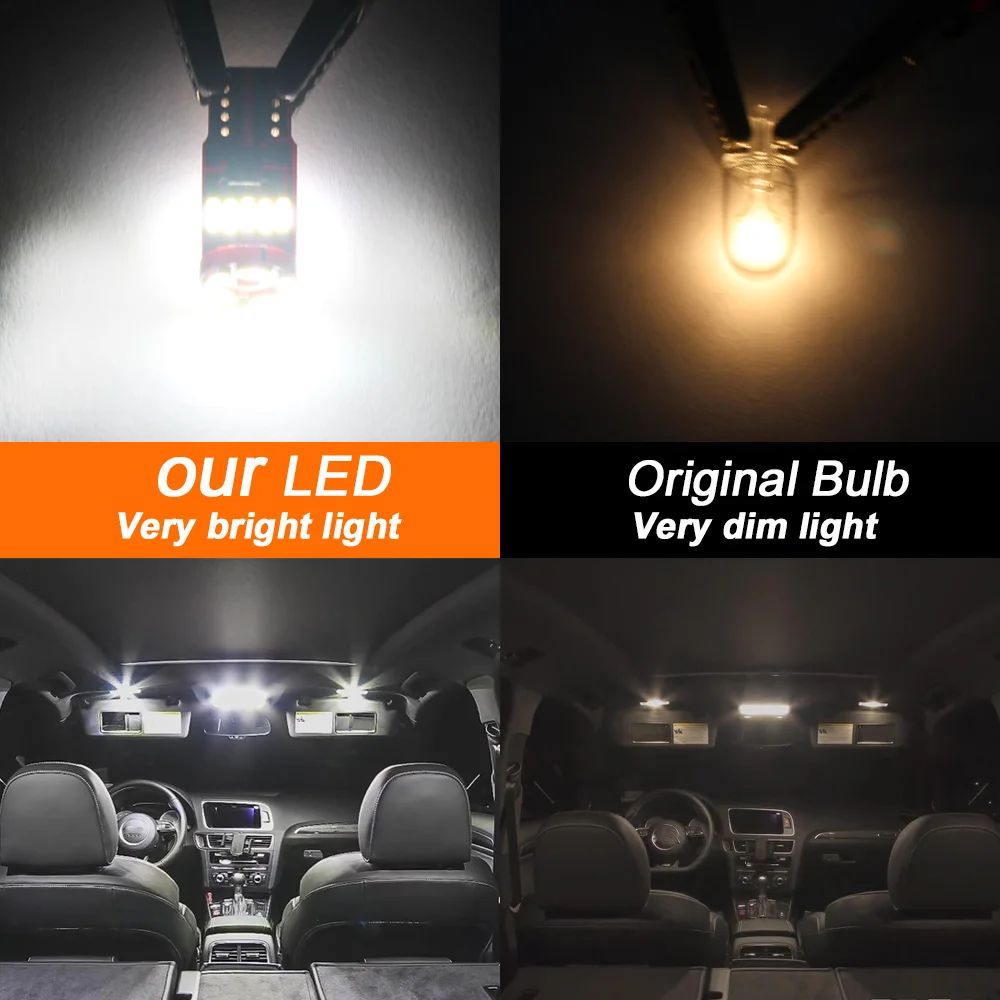 Canbus LED الداخلية خريطة قبة مصابيح كهربائية عدة لفورد إسكيب كوغا حافة Ecosport إكسبيديشن اكسبلورر إقليم اكسسوارات السيارات