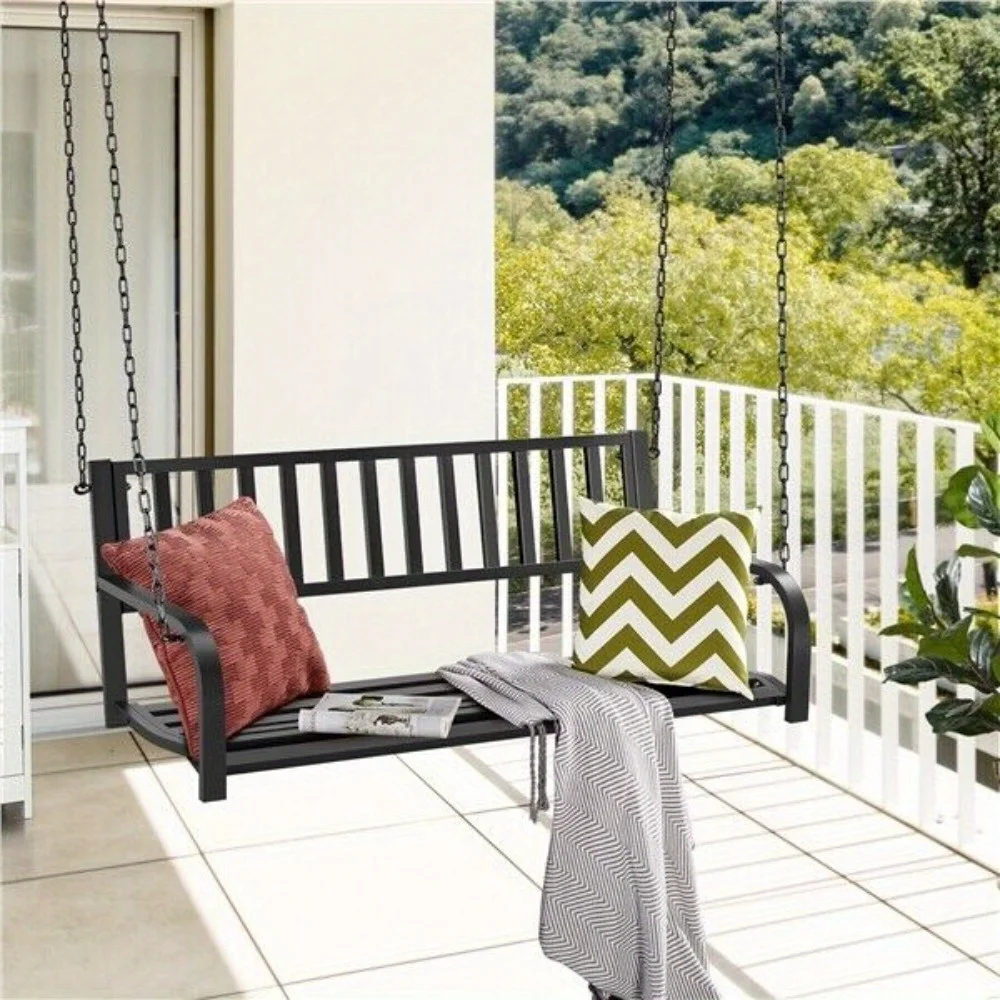 Hanging Porch Swing Bench Patio Deck Chair Swing Seat Outdoor Furniture w/ Chain