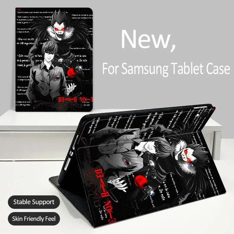 

Чехол для планшета D-Deaths N-Notes в стиле аниме для Samsung Galaxy Tab A A7 A8 A9 A11 S6 S11 Lite Plus 10,1 10,4 10,5 дюймов
