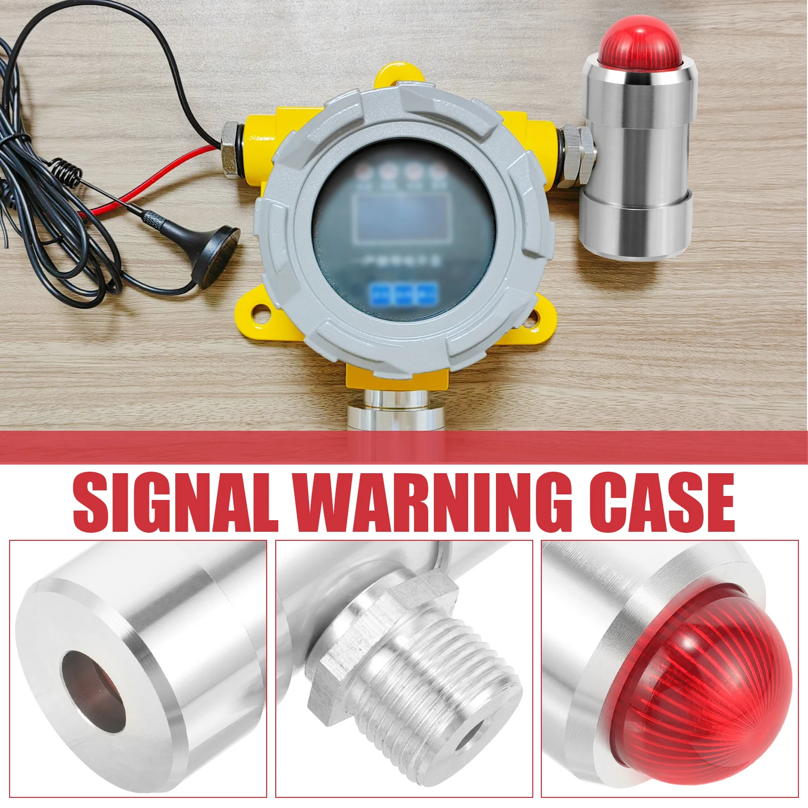 

Round Warning Lamp Cover Sturdy Casing Lightweight Design Long Lasting Shell for Various Situations Signal Warning Shell