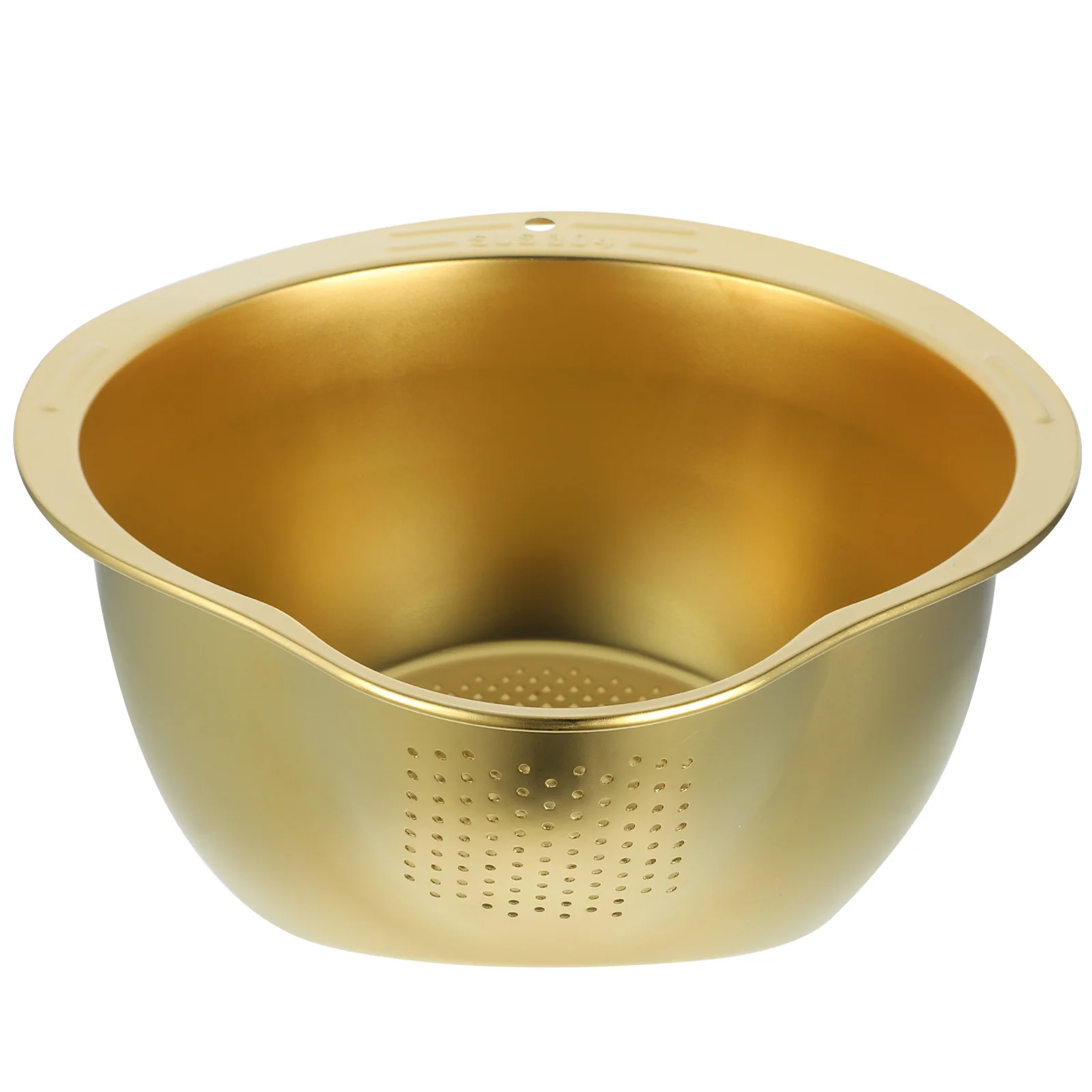 

Stainless Steel Basket Rice Washer Strainer Bowl Fine Mesh Kitchen Fruit Vegetable Washing Drainer Strainer Rice Washing Basket