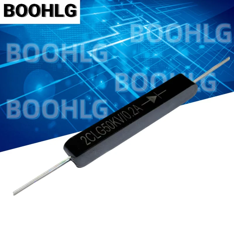 1PCS 200ma 50kv 100ns 2CLG50KV0.2A High Voltage Diode High Frequency Voltage Doubling Rectification Silicon Stack Particle