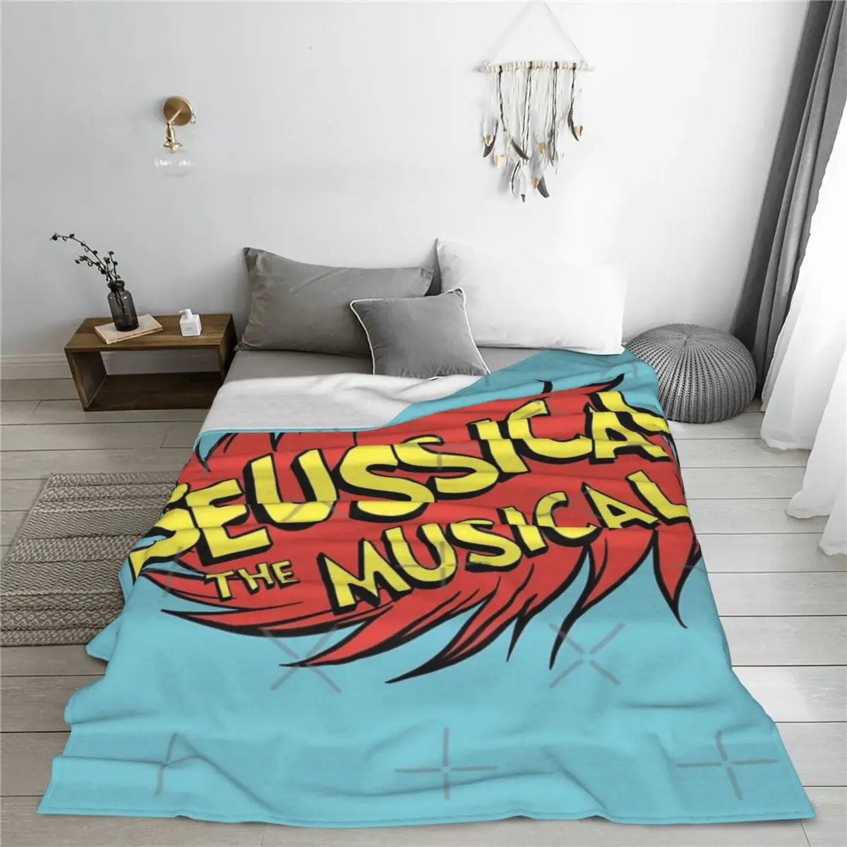 Seussical The Musical Four Seasons Universal Blanket Fireplace Can Be Covered Father's Day Gift