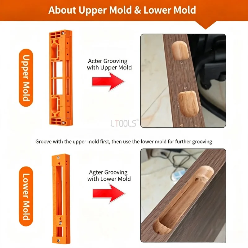 Adjustable 3D Hinge Routing Jig Invisible Cross Hinge Hole Opener Wood Door Installation Locating Woodworking Auxiliary Fixture