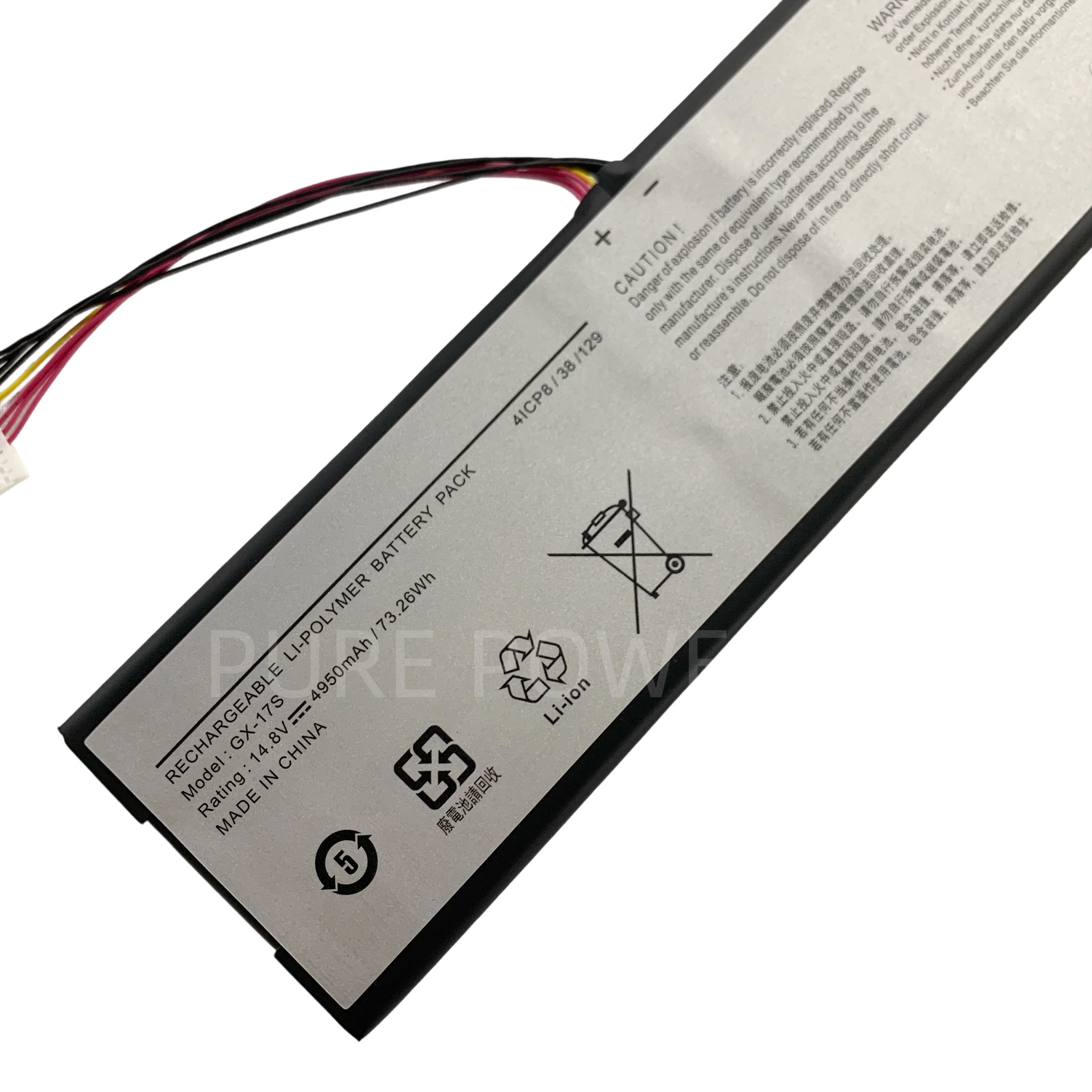 New Laptop Battery GX-17S 14.8V 73.26WH 4950mAh High Quality For Gigabyte AORUS X3 PLUS V2 V3 V5 X7