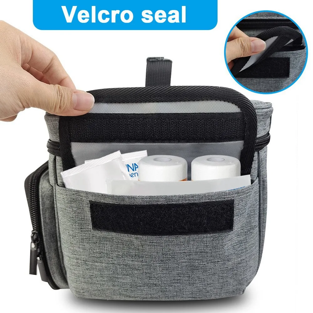 Stylish-2X Small Nursing Storage Bag Home First Aid Storage Box Kit