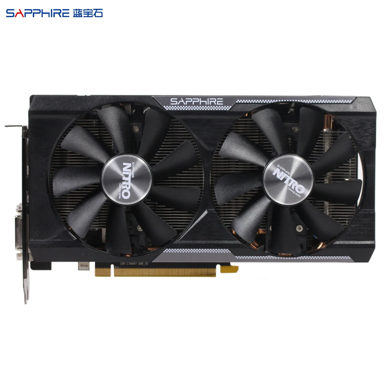 SAPHIR Grafiken Karten R9 380 4G NITRO 256Bit GDDR5 Video Karte für AMD R9 300 Karten 4GB R 9 380 4G DisplayPort HDMI DVI Verwendet