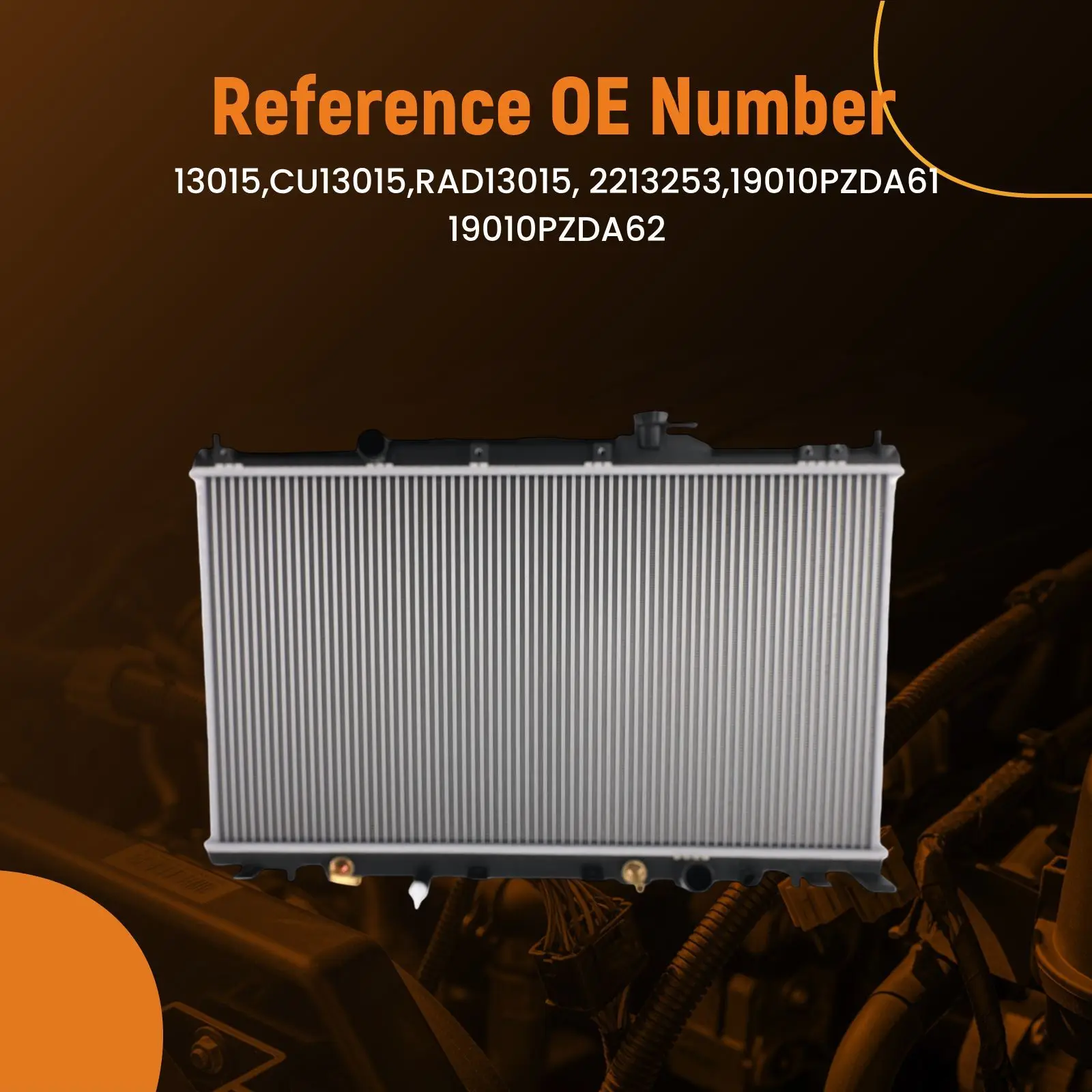 

Coolant Radiator for Honda Element 2.4L 2007-2011 CU13015 2213253