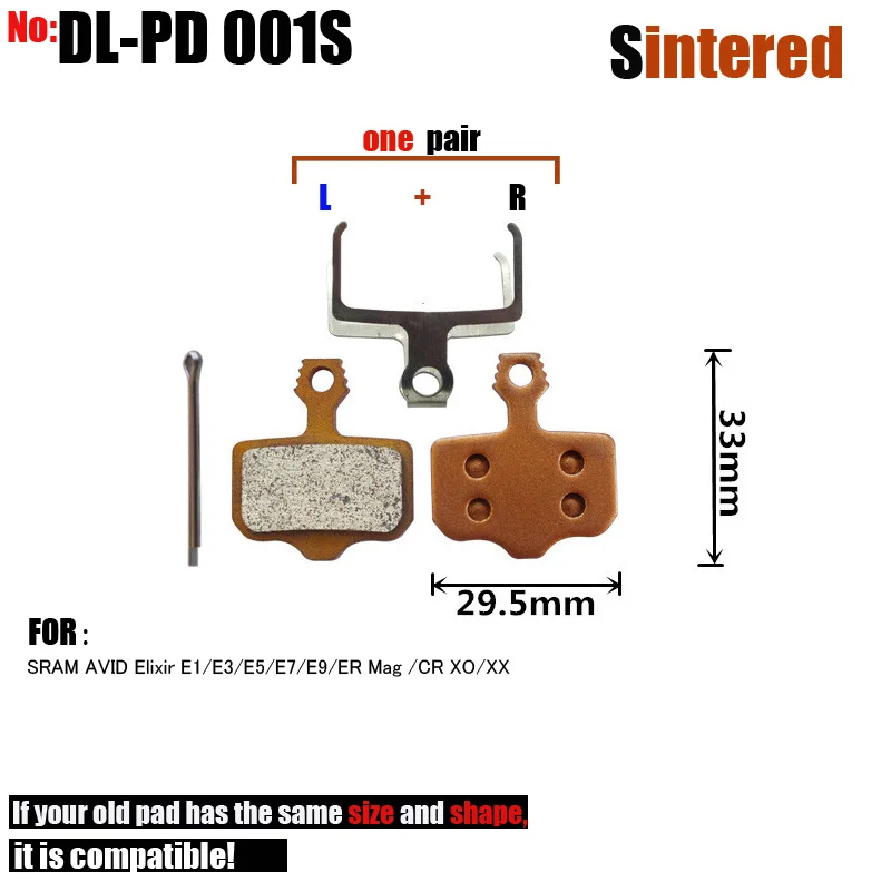

Тормозные колодки для горных электровелосипедов MTB, синтетические, для дисковых тормозов SRAM AVID Elixir E1 E3 E5 E7 E9 ER Mag CR XO XX