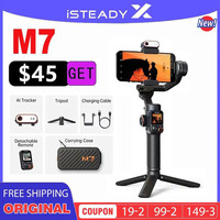 Hohem M7.iSteady M7 Cell phone gimbal Stabilizer 3-axis Anti-Shake Stands Extendable Selfie Stick For Live Vlog