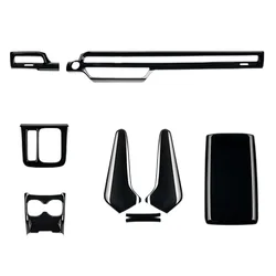 Fit for Honda CRV 6th CR-V 2023 2024 2025 Piano Black Style Interior Accessories Cover Trim Protective Sticker
