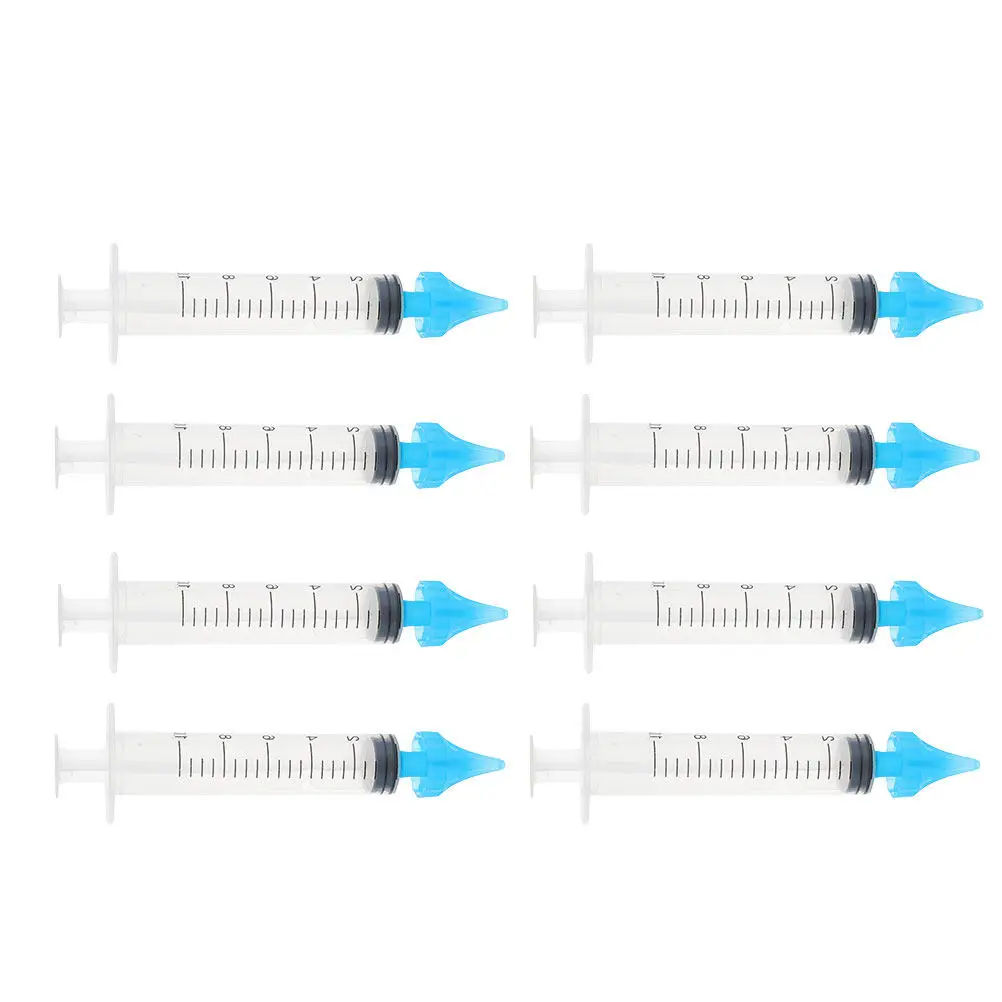 4Sets Ear Washer Irrigation Tool Deep Clean Earwax Gently Safe for Otitis Media Mycosis Ear Care Syringe Plastic