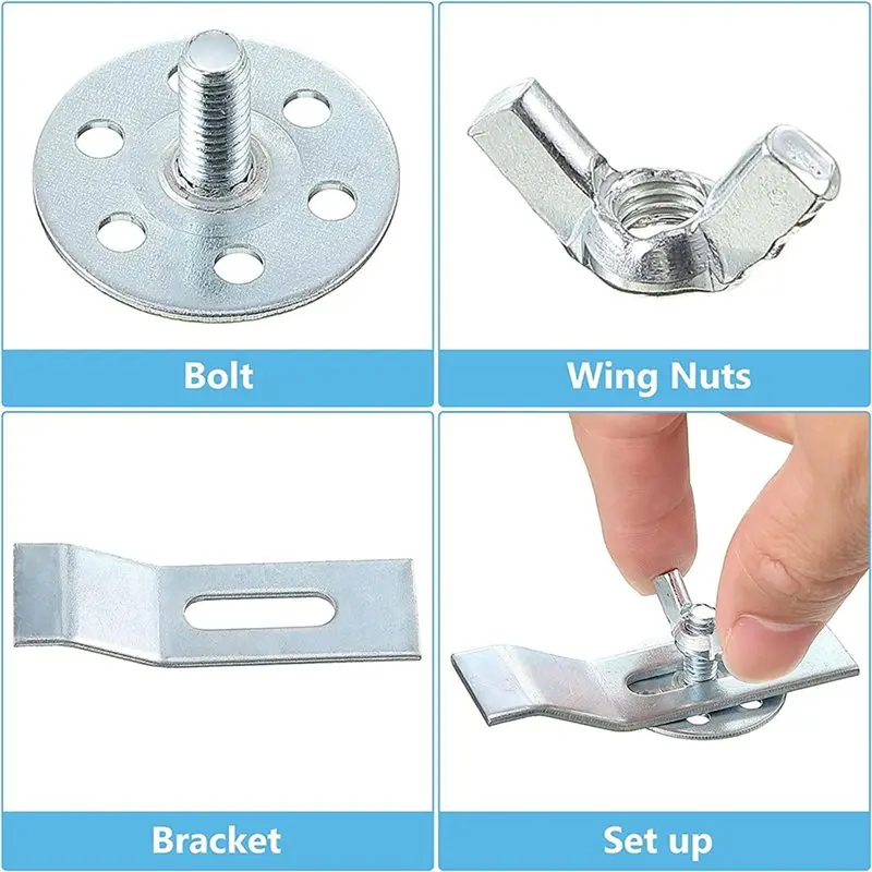 A7THK-24 Pack Sink Clips Kit Sink Mounting Kit Bracket Installation Repair Hardware Clips