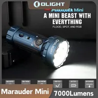 Olight Marauder Mini 7000Lumens Led Flashlight Magnetic Rechargeable Built-in battery Protable Searchlight