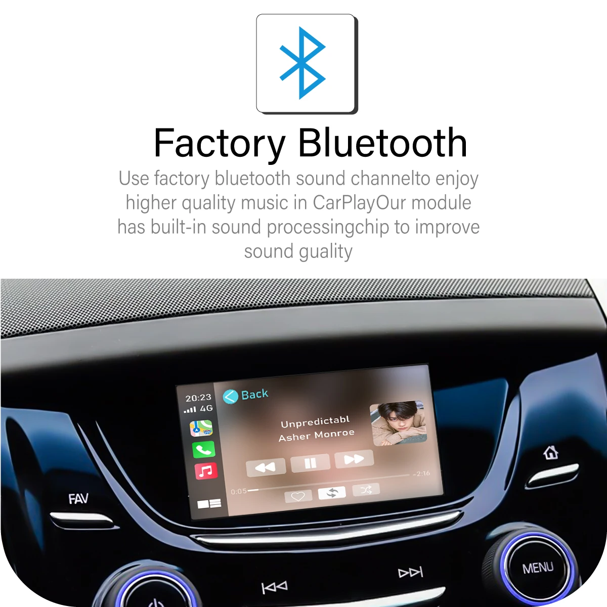 Wireless CarPlay for Cadillac ATS 2014-2017 XT5 SRX CTS XTS 8