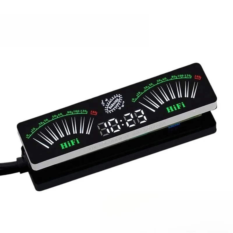 LED Audio Spectrum Display, Pickup Atmosphere Light, Voice-activated Music Spectrum E-sports Room Atmosphere Rhythm Light Car