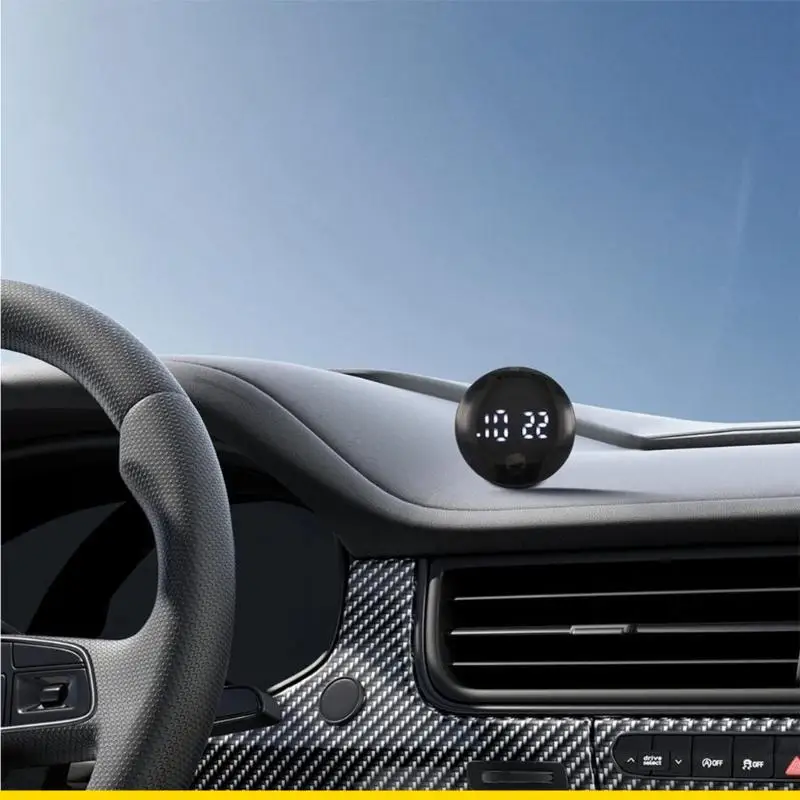 SZCH Luminous Dustproof Car Vent Watch Automatic Shutdown LED Analog Digital Display