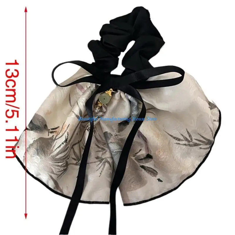 E56A 여성용 편안한 HScrunchies 대형 탄성 헤어 밴드 헤어 Scrunchy Bobbles 소프트 헤어 액세서리