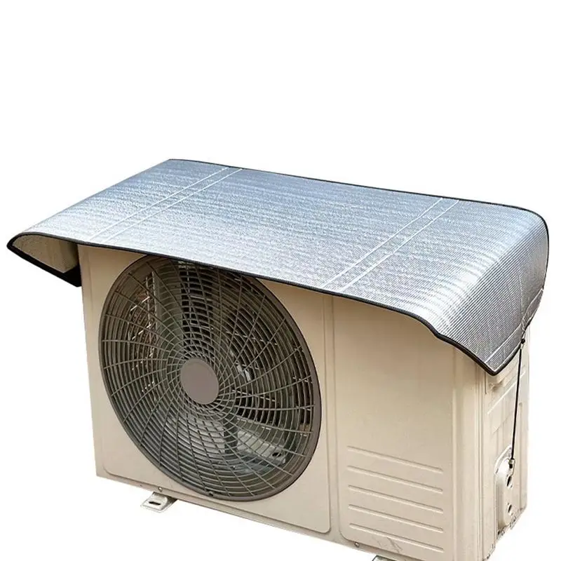 Air Conditioning Cover Outdoor Sun Rainproof Anti-Dust Anti-Snow Cleaning Cover AC Outer Cover AC Waterproof Dust Cover